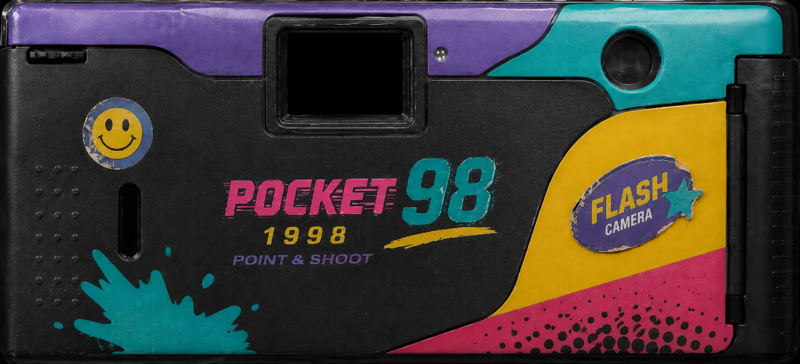 The POCKET 98, flash camera from 1998