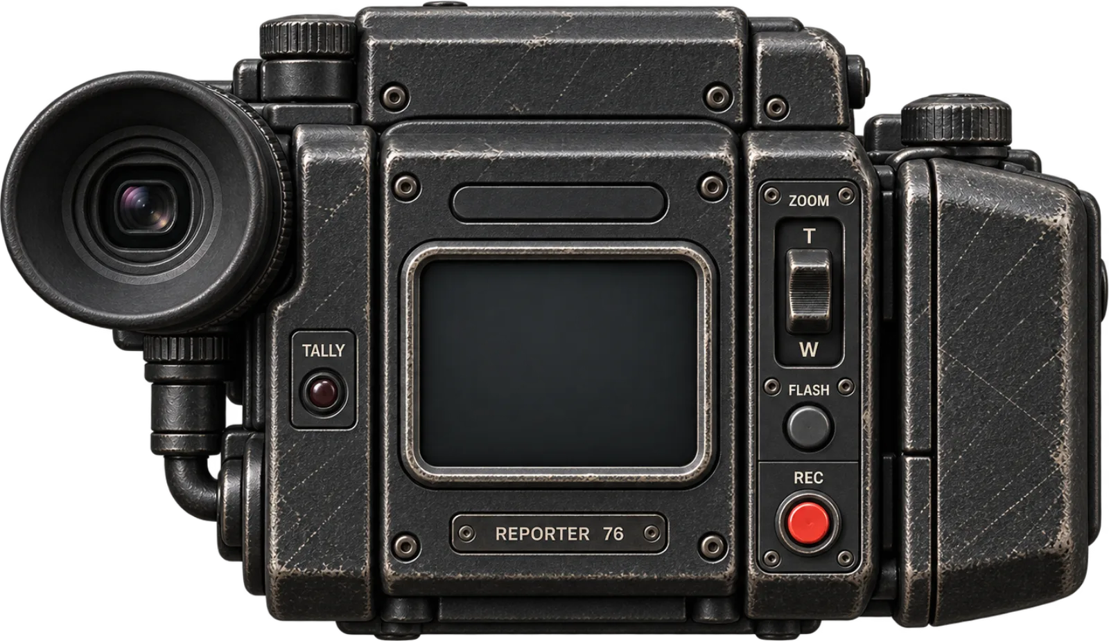 The REPORTER 76, 16 mm news camera from 1976